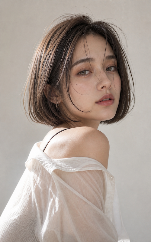 FUJI/AIボブ01/2026 / 銀座五丁目並木通り|美容室・美容院|ヘアサロン|ウェディング|ヘアアレンジ|ヘアセット|LEWIN(ルーウィン)